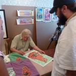 jim pollock signing prints, real nice guy